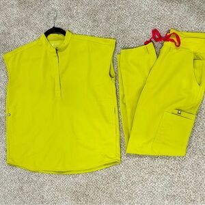 Figs Scrub Set - Limeade